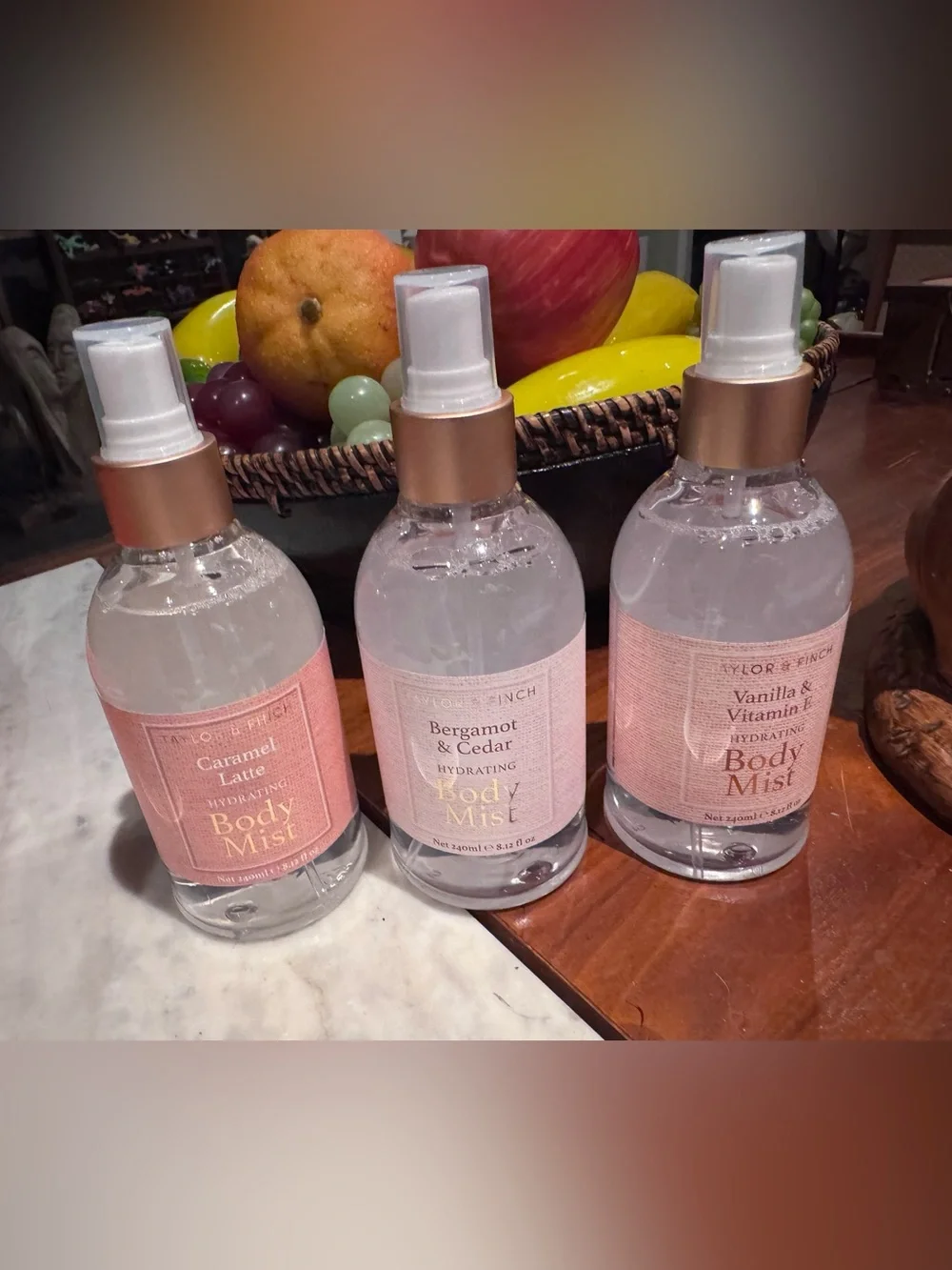 Bergamot & Cedar Hydrating Body Mist - Pink
